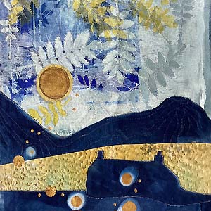 The Dancing Sun Black House, Blue House